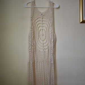 Open Crochet Knit Vest